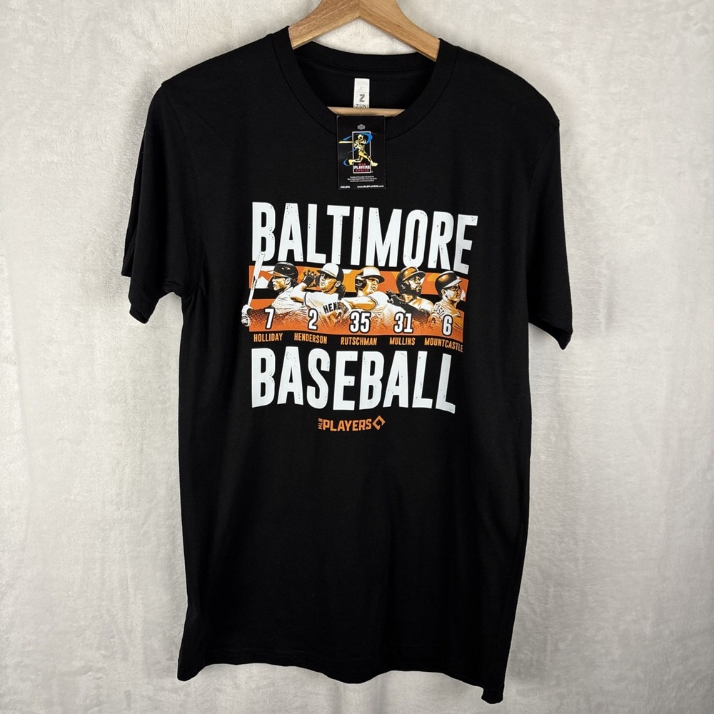 Baltimore Orioles Players Choice T-Shirt Medium Henderson Rutschman Hays MLB NWT